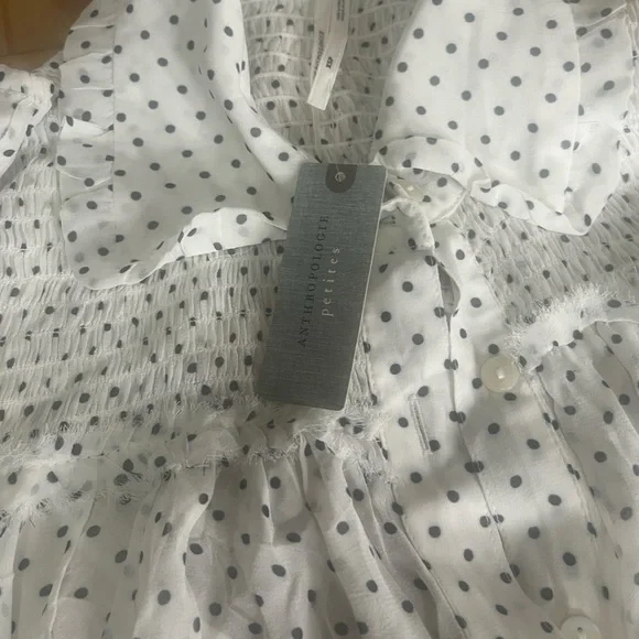 Anthropologie Long-Sleeve Smocked Tiered Maxi Dress - Picture 10 of 14